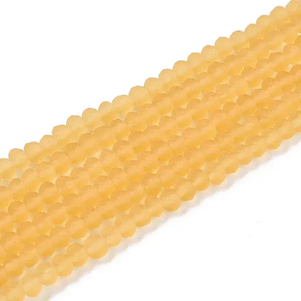 Transparent Glass Beads Strands