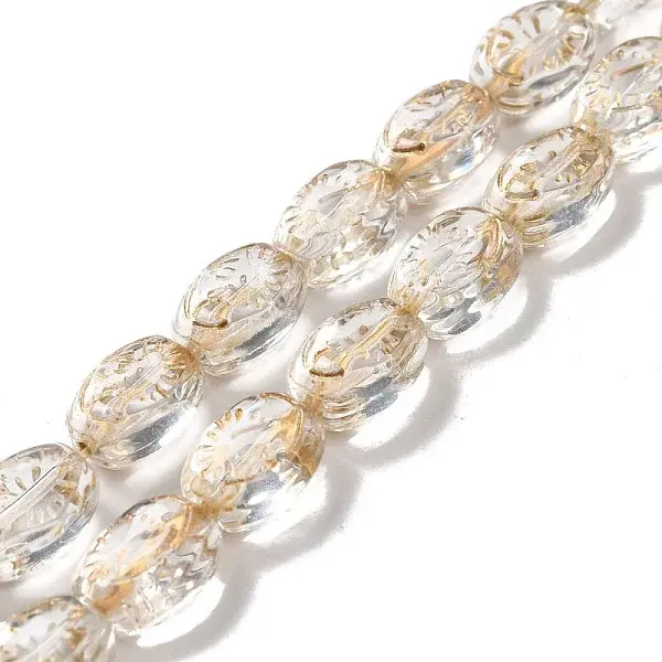 Transparent Glass Beads Strands