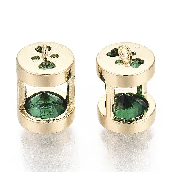 Brass Cubic Zirconia Charms