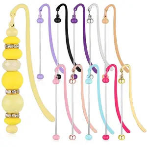 11Pcs 11 Colors Alloy Bookmarks