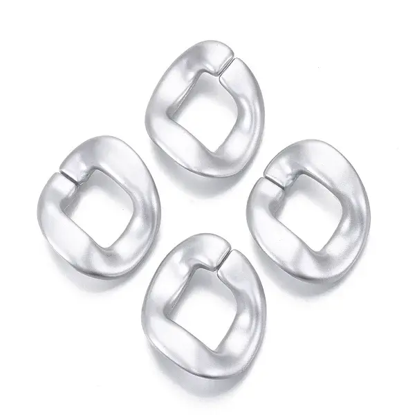 Spray Painted CCB Plastic Linking Rings
