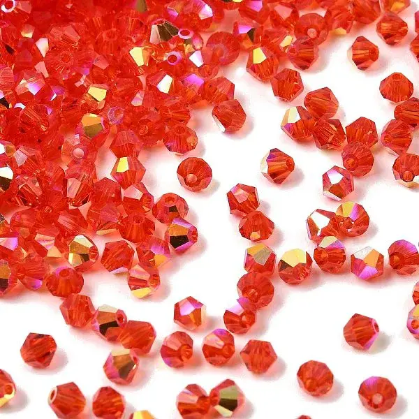 Transparent Electroplate Glass Beads