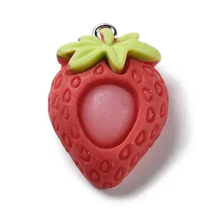 Fruits Opaque Resin Pendants
