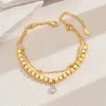 Brass Micro Pave Cubic Zirconia Milti-strand Breacelets