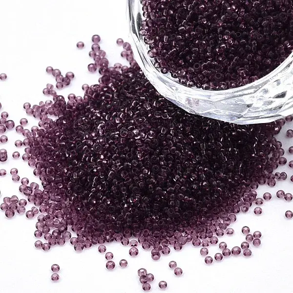 15/0 Transparent Czech Glass Seed Beads