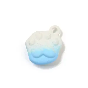Spray Painted Alloy Pendants