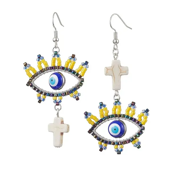 Iron Dangle Earring