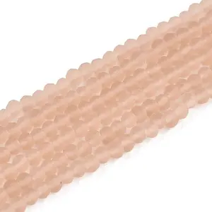 Transparent Glass Beads Strands