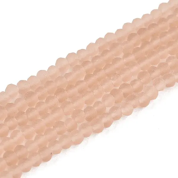 Transparent Glass Beads Strands
