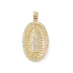 Brass Clear Cubic Zirconia Pendants