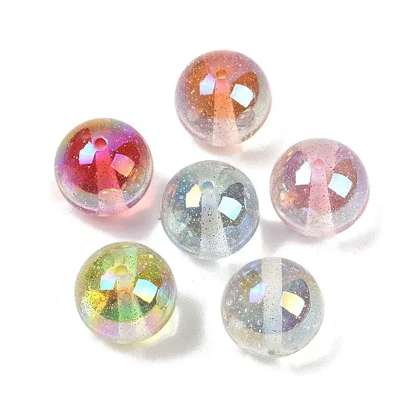 UV Plating Transparent Acrylic Beads