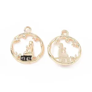 Alloy Enamel Pendants
