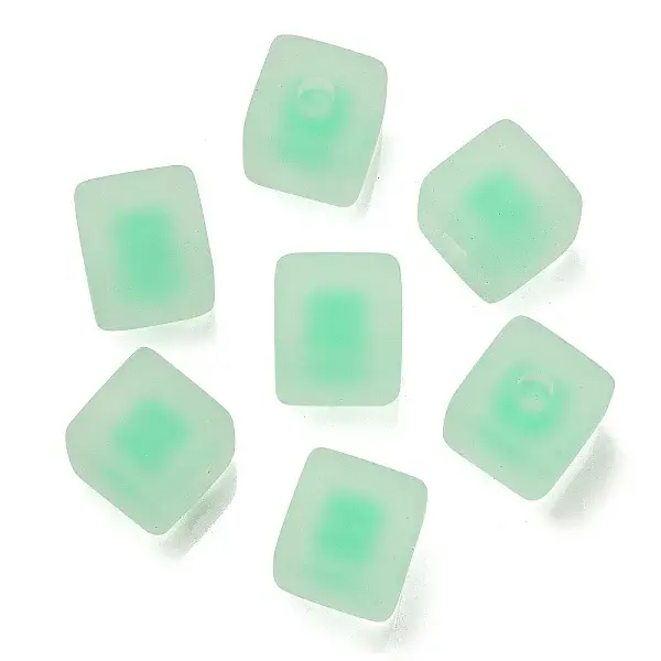Frosted Acrylic European Beads
