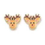 Brass Enamel Beads