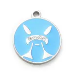 Twelve Constellations 304 Stainless Steel Enamel Pendants