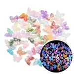 Two Tone Luminous Opaque Resin Beads