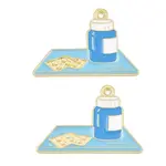 Medical Theme Alloy Enamel Pendants