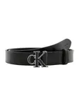 Calvin Klein Opasky  čierna / strieborná