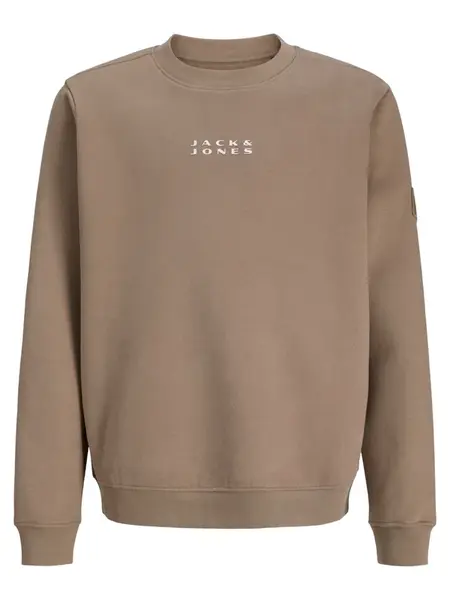 Jack & Jones Junior Mikina  tmavobéžová