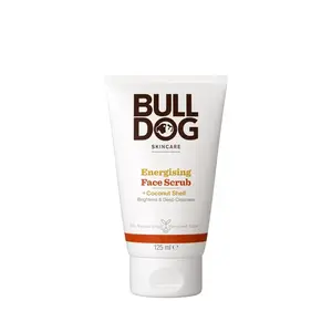 Bulldog Energising Face Scrub Coconut Shell pleťový peeling 125 ml