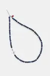 HUGO náhrdelník pánsky lapis lazuli E-BEADS5-NEC