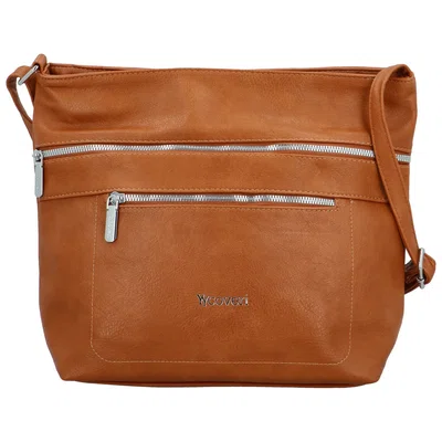 Dámská crossbody kabelka hnědá - Coveri Aysana