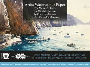 Akvarelový blok Baohong Masters 23x31cm cold pressed 300g