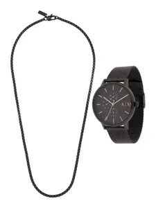 ARMANI EXCHANGE Sada šperkov 'CAYDE'  čierna