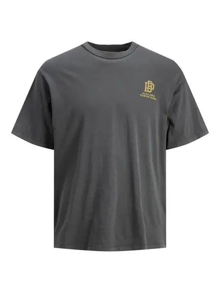 JACK & JONES Tričko 'JPRBLUPete'  horčicová / tmavosivá