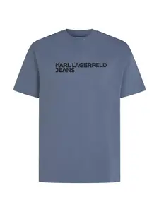 KARL LAGERFELD JEANS Tričko  modrá / čierna