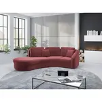 Sit & More ROHOVÁ SEDAČKA, textil, lilková