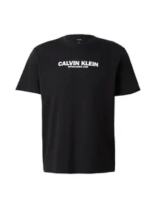 Calvin Klein Tričko '30s'  čierna / biela