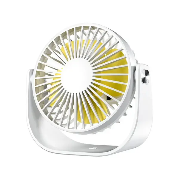 USB stolový ventilátor, biely
