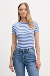 Tommy Jeans basic tričko dámské bavlněné s elastanem
