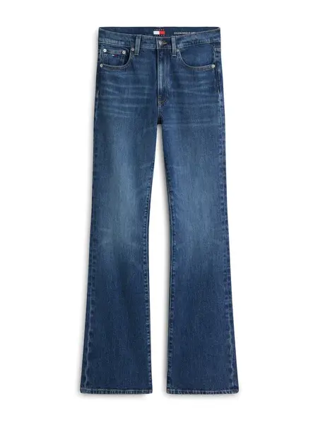 Tommy Jeans Džínsy 'Sylvia High Rise Flared'  tmavomodrá