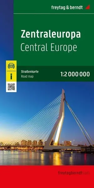Střední Evropa 1:2 000 000 / cestovní mapa