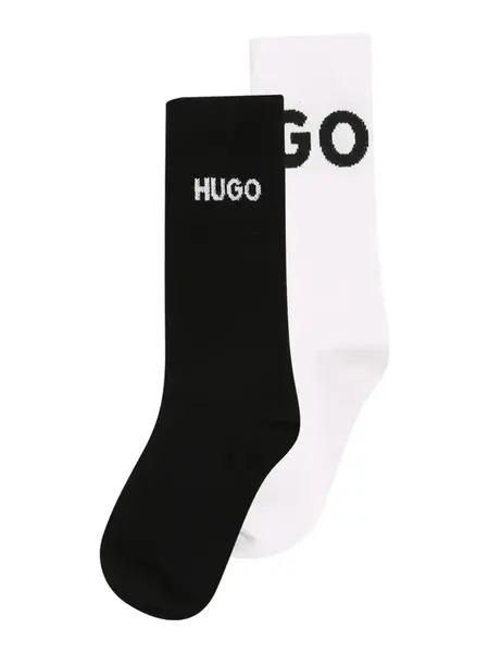 HUGO Ponožky  čierna / biela