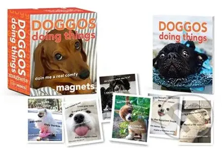 Doggos Doing Things Magnets
