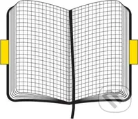 Moleskine - malý štvorčekovaný zápisník v mäkkej väzbe (čierny)