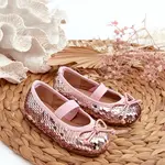 Boto Dětské lodičky zdobené flitry růžové Weries