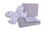 Medi Partners Set of a quilt with a pillow for a stroller