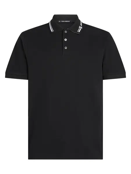 Karl Lagerfeld Tričko  čierna / biela