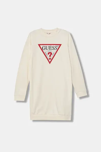 Guess Dětské bavlněné šaty Guess