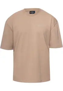 Dropsize Tričko  tmavobéžová
