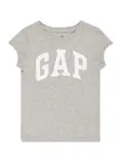 GAP Tričko  sivá melírovaná / biela