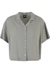 Urban Classics Tričko ' Ladies Resort Shirt '  olivová