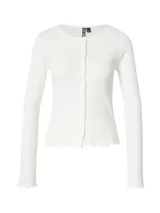PIECES Kardigán  biela
