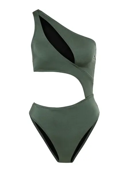 LSCN by LASCANA Jednodielne plavky 'Monokini Nele'  olivová