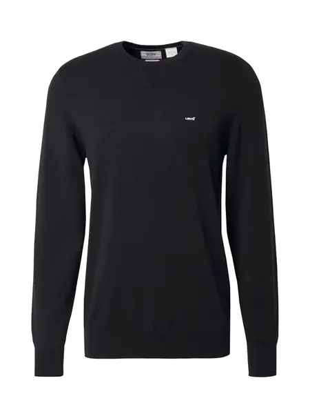 LEVI'S ® Sveter 'Lightweight Housemark Sweater'  čierna