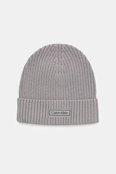 Čiapka s prímesou kašmíru Calvin Klein